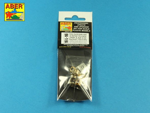 アベール 16L16 1/16 ドイツ IV号G型・III突F型用初期型マズルブレーキ(トランぺッター)