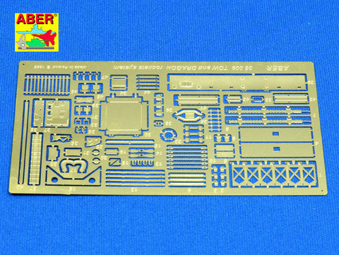 アベール 35009 1/35 TOW・ドラゴン対戦車ミサイル(ドラゴン用)