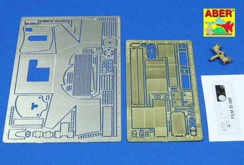 アベール 35069 1/35 ドイツ I号47ミリ自走砲初期型防盾(イタレリ/ズベズダ用)