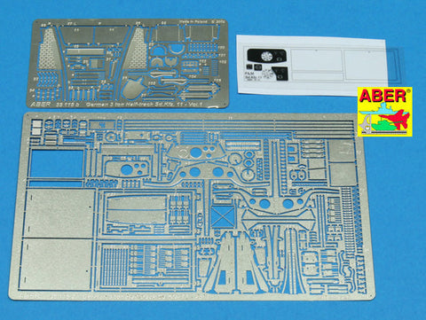 アベール 35115 1/35 ドイツ Sdkfz.113トンハーフトラック 基本パーツ(AFVクラブ用)