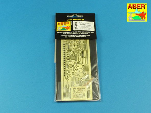 アベール 35259 1/35 ドイツ タイガーI 第501重戦車大隊チェニジア基本セット(ライフィールドモデル用)