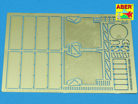 アベール 35A012 1/35 ドイツ タイガーIサイドフェンダー+排気管カバー(全キット用)