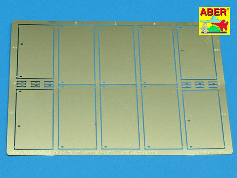 アベール 35A028 1/35 ドイツ パンサー戦車G/F型サイドスカート(全キット用)