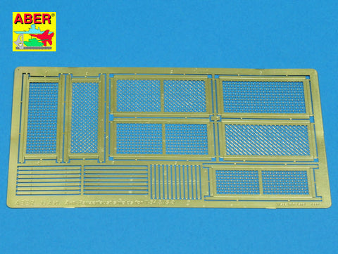 アベール 35A050 1/35 ロシア T34・JS戦車パンツァファースト防御ネット(ベルリン戦時)
