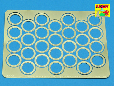 アベール 35A052 1/35 ドイツ III号戦車転輪リムリングセット