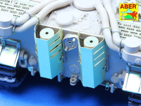 アベール 35A125 1/35 ドイツ タイガーI 型チェニジア フェンダー・排気管カバー(タミヤ/ライフィールドモデル用)