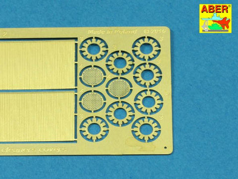 アベール 35A127 1/35 ドイツ タイガーI 初期型エアクリーナーチューブ(ドラゴン/ライフィールドモデル/タミヤ用)