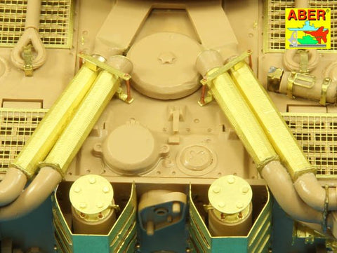 アベール 35A127 1/35 ドイツ タイガーI 初期型エアクリーナーチューブ(ドラゴン/ライフィールドモデル/タミヤ用)