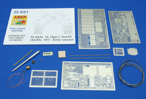 アベール 35K01 1/35 ドイツ タイガーI 初期型用ボックスフルセット(タミヤ用)