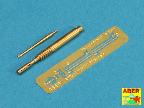 アベール 35L142 1/35 フランス AMX30用 20mm/M693機関砲・F1 7,62mm機関銃銃身(MENG用)