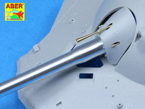 アベール 35L185 1/35 ロシア JS7超重戦車(短マズルブレーキ)用砲身・銃身(トランぺッター用)