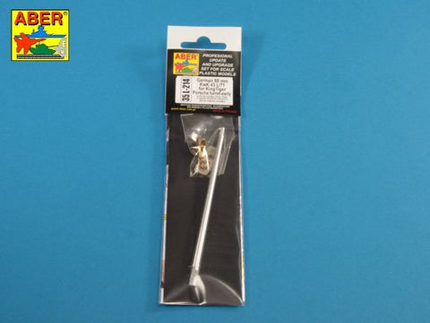 アベール 35L214 1/35 キングタイガー ポルシェ砲塔 初期型用 8.8cm Kw.K43 (L/71) 砲身(タコム用)