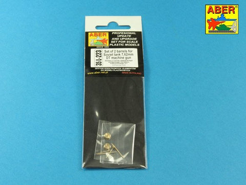 アベール 35L223 1/35 ソビエト戦車用 7.62mmDT機関銃銃身 2本