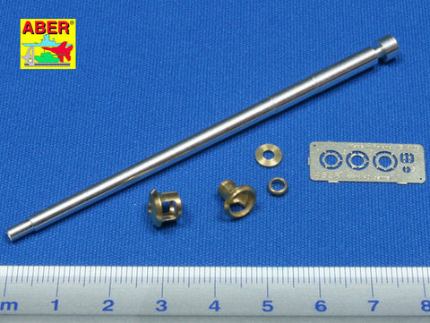 アベール 35L048n 1/35 ドイツ IV号J戦車 J後期-最後期型用 7.5cmKwk40L/48後期型砲身マズルブレーキ付(タミヤ用)