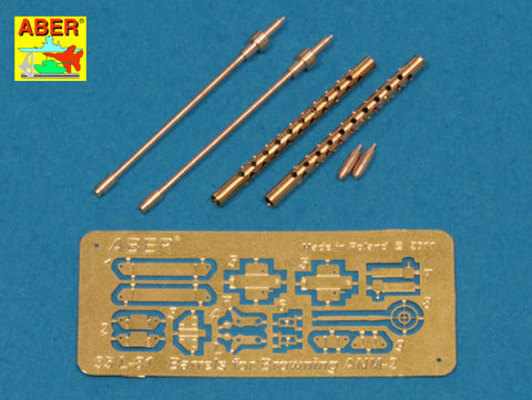 アベール 35L81 1/35 アメリカ ブローニング12.7mmAN/M2航空機銃身 2本