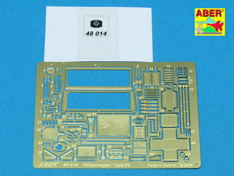 アベール 48014 1/48 ドイツ キューベルワーゲンパーツ(タミヤ用)