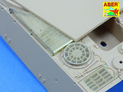 アベール 48A27 1/48 キングタイガー(ポルシェ砲塔)用グリル(タミヤ用)