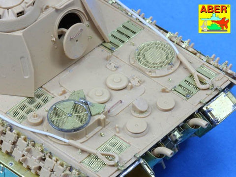 アベール 48A29 1/48 パンサーG型後期用グリル(タミヤ用)