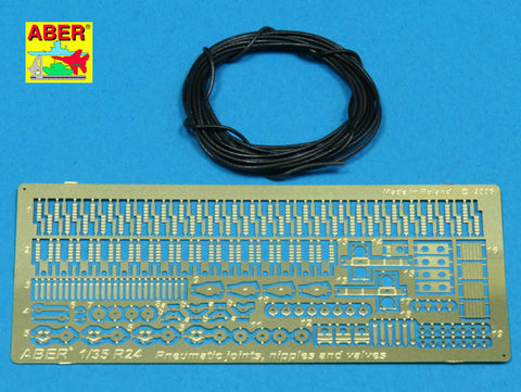 アベール R24 1/35 気管系バルブ関係パーツ