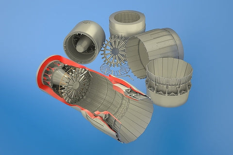アイリス 2180 1/32 MiG-29A フルクラム 排気ノズル(TRUMPETER用)