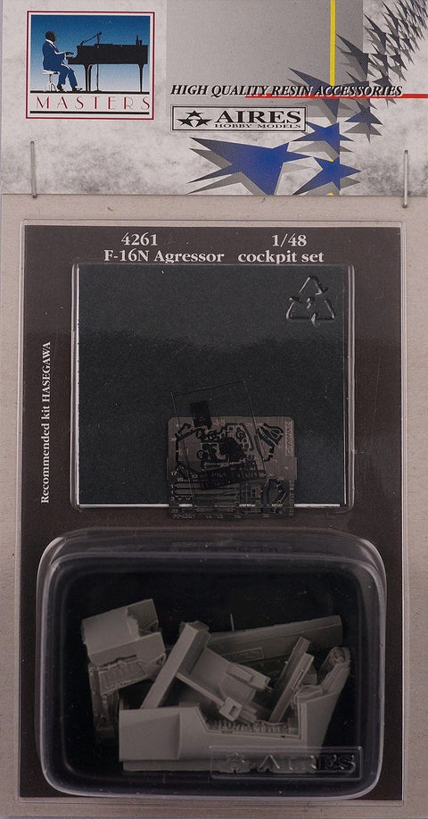 アイリス 4261 1/48 F-16N アゲレッサーコクピットセット ハセガワ用(HASEGAWA用)