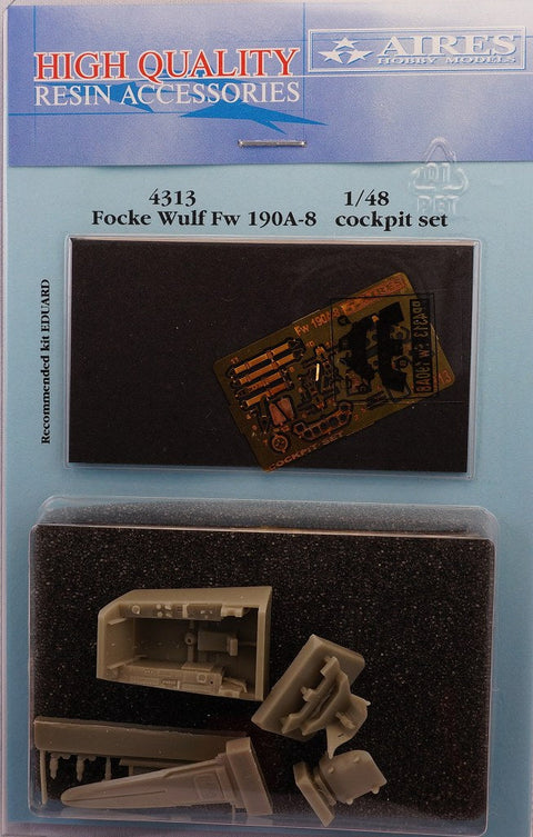 アイリス 4313 1/48 フォッケウルフ Fw190A-8 コクピット(EDUARD用)