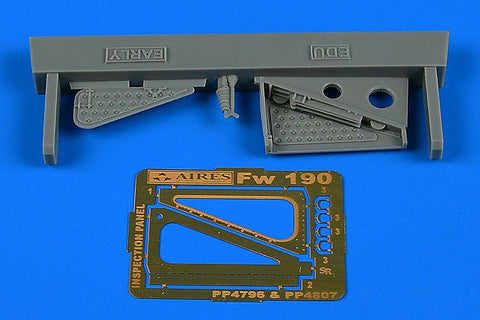 アイリス 4796 1/48 Fw 190 垂直尾翼点検ハッチ- 初期型 (EDUARD用)