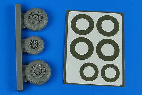 アイリス 4873 1/48 ダグラス B-26K インベーダー 後期型ホイール・ダイヤモンドトレッド (塗装マスクシール付)(ICM用)