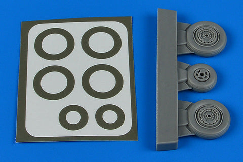 アイリス 4906 1/48 MiG-17 フレスコ ホイール(塗装マスクシール付) (アモ用)