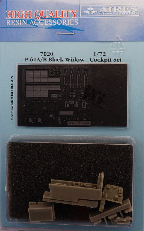 アイリス 7020 1/72 P-61A/B ブラックウィドウ コクピットセット(ドラゴン用)