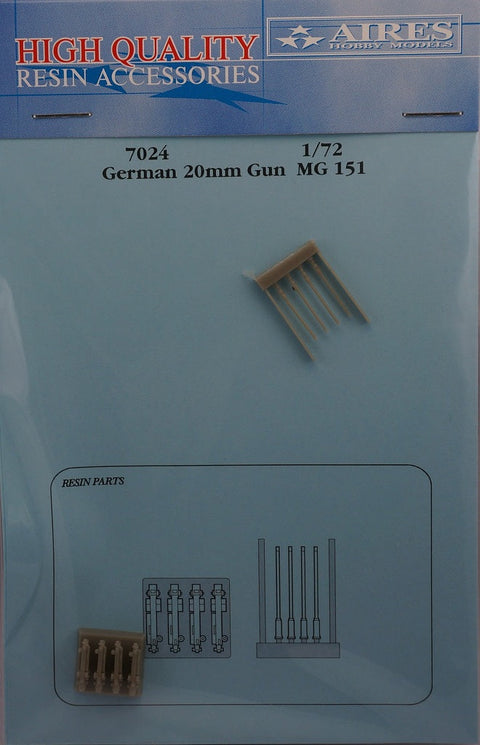 アイリス 7024 1/72 ドイツ MG 151 20mm機銃(汎用)