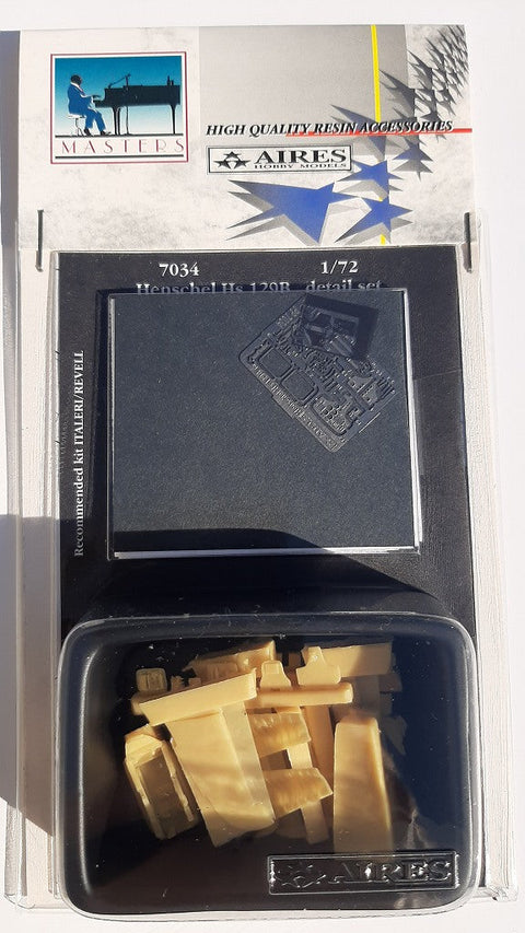 アイリス 7034 1/72 ヘンシェル Hs 129B ディテールセット(REVELL / イタレリ用)
