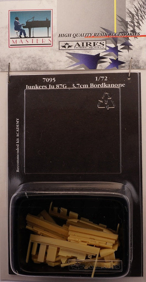 アイリス 7095 1/72 Ju 87G 2 x 3,7 cm ボードカノン ポッド(ACADEMY用)