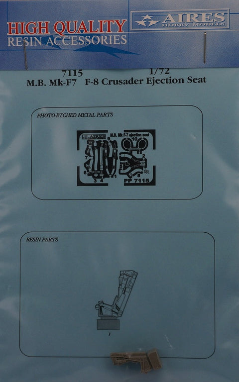 アイリス 7115 1/72 M. B. Mk F7 イジェクションシート - (for F-8 versions)(汎用)
