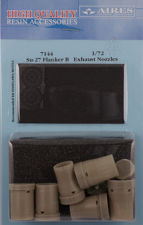 アイリス 7144 1/72 Su-27 フランカーB 排気ノズル(HASEGAWA用)