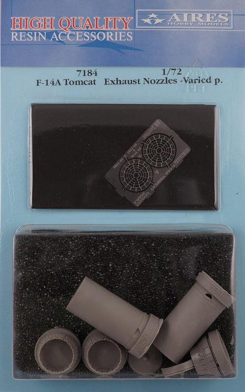 アイリス 7184 1/72 F-14A トムキャット 排気ノズル オープン/クローズ(FUJIMI用)