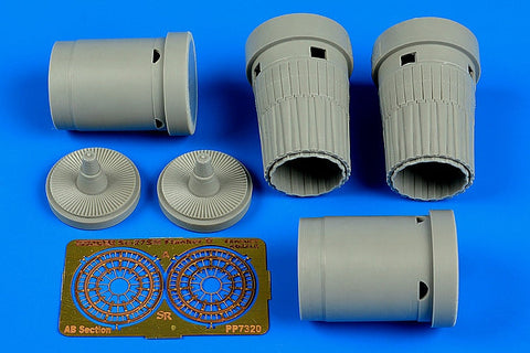 アイリス 7320 1/72 スホーイ Su-27M フランカーB 排気ノズル(ZVEZDA用)