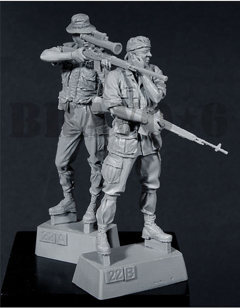 ブラボー6 35022 1/35 アメリカ陸軍スナイパーチーム(2体セット)