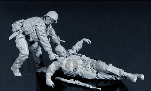 ブラボー6 35036 1/35 アメリカ海兵隊(8)戦友の死 テト攻勢'68(2体セット)