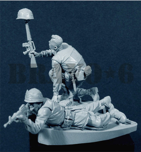 ブラボー6 35037 1/35 アメリカ海兵隊(9)”狙撃手は何処だ” テト攻勢'68(2体セット)