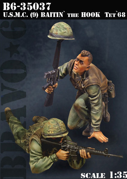 ブラボー6 35037 1/35 アメリカ海兵隊(9)”狙撃手は何処だ” テト攻勢'68(2体セット)