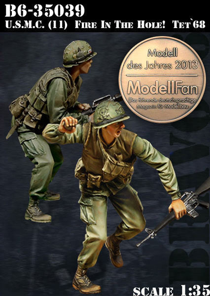 ブラボー6 35039 1/35 アメリカ海兵隊(10)”あそこに放り込め!” テト攻勢'68(2体セット)