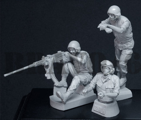 ブラボー6 35063 1/35 アメリカ 海兵隊戦車兵ベトナム(3体セット)