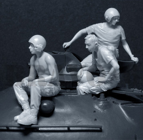 ブラボー6 35067 1/35 アメリカ 戦車兵ベトナム 軽装(3体セット)