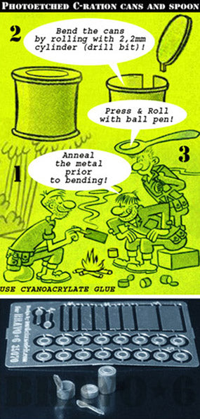 ブラボー6 35070 1/35 アメリカ兵士 ベトナム 食事中(2体セット)