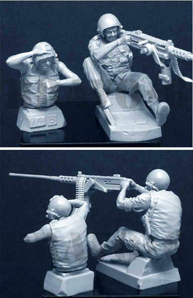 ブラボー6 35074 1/35 アメリカ 戦車クルー「近接戦闘」ベトナム(2体セット)