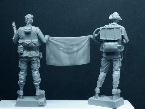 ブラボー6 35082 1/35 アメリカ ベトコン旗を持つネイビーシールズ