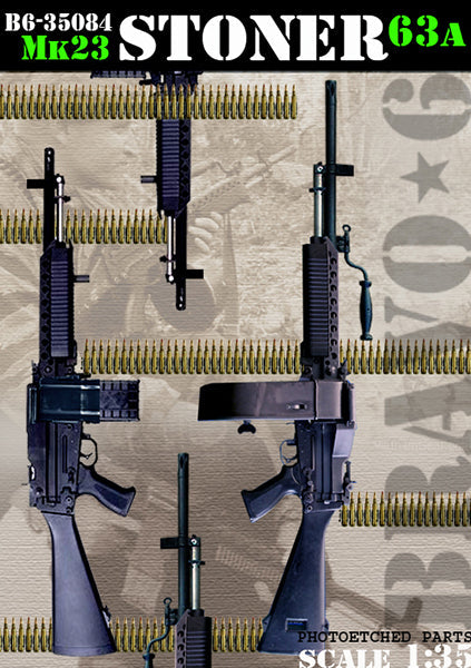 ブラボー6 35084 1/35 ストーナーM63A/Mk.23 軽機関銃(2丁セット)