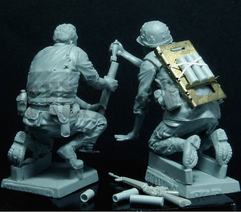 ブラボー6 35094 1/35 アメリカ海兵隊 M19迫撃砲チーム(2体セット)