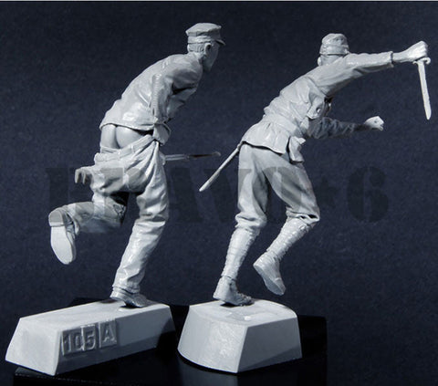 ブラボー6 35105 1/35 ペリリューの戦い 海兵隊と日本兵(2体セット)